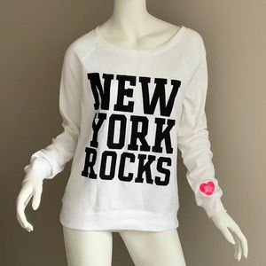 NEW Victoria’s Secret White Soft Sweatshirt Size S